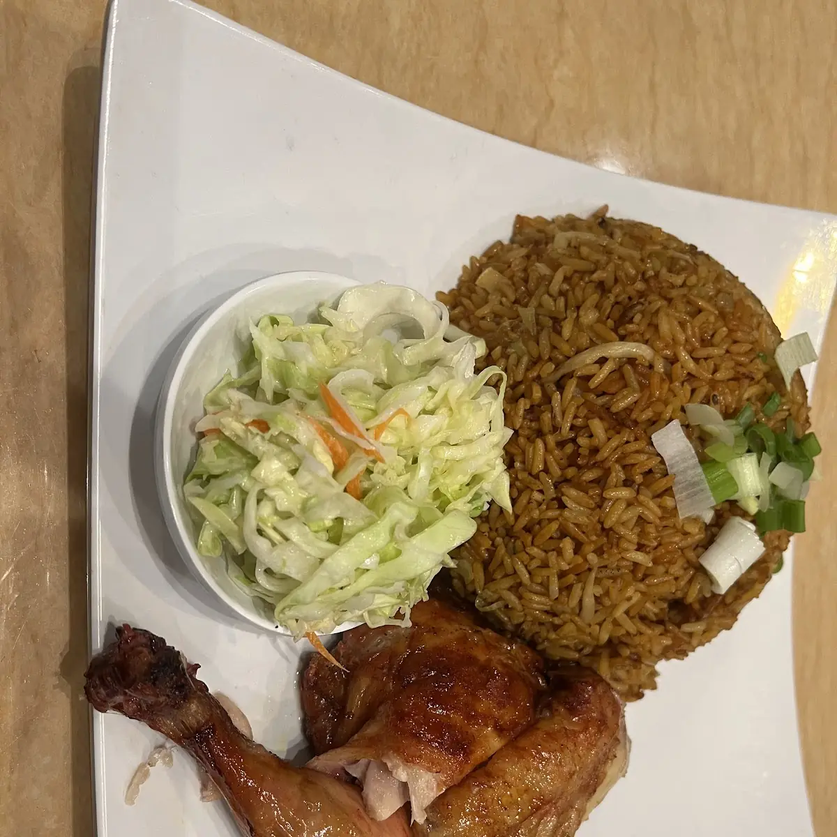 chuleta ahumada con arroz 猪扒套餐